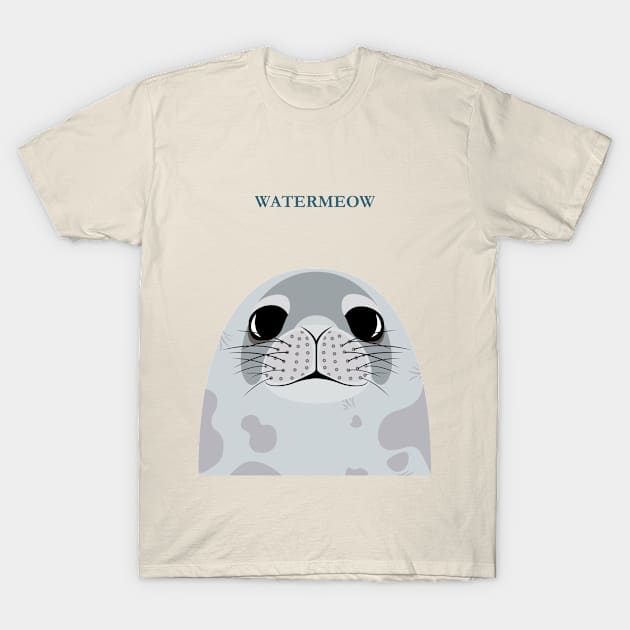 WaterMeow T-Shirt by KaspianDes